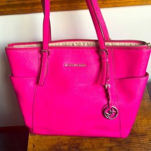 Michael Kors Hot Pink Medium Tote